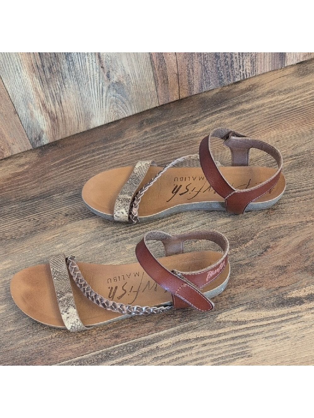 Blowfish Malibu Women's Goya Natural Coiled Sandals 7.5 L113 - Picture 5 of 8